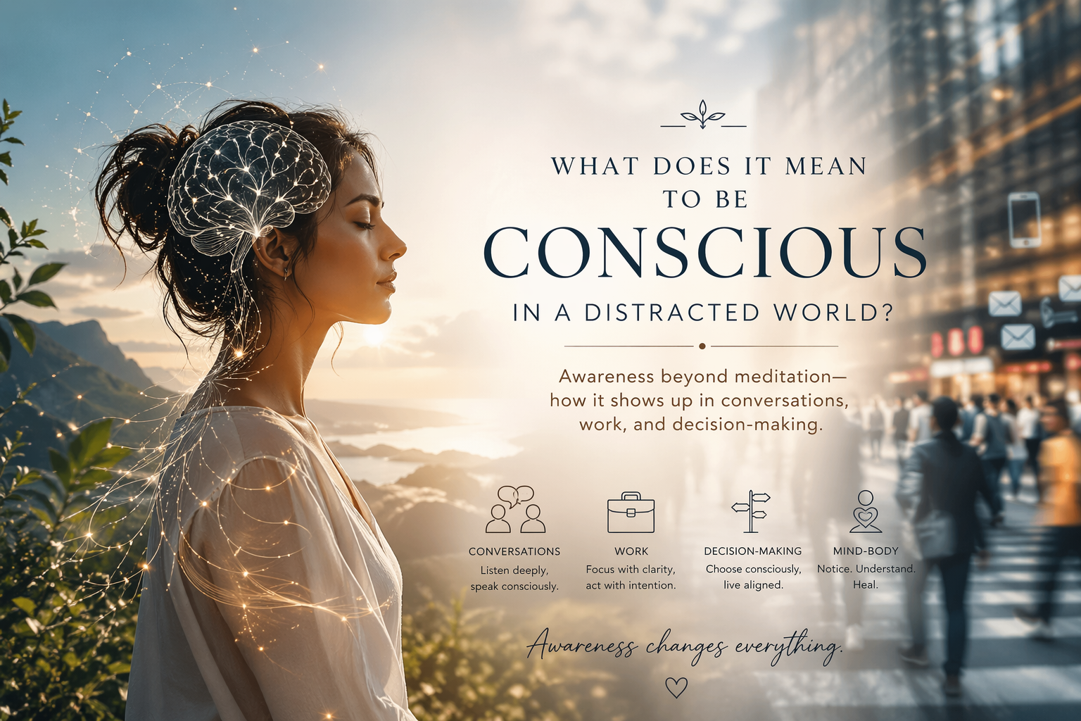 What Does It Mean to Be Conscious in a Distracted World?